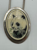 Sterling Silver Panda Pendant
