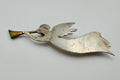 Vintage Sterling Silver Trumpet Brooch (Whimsical Figural)