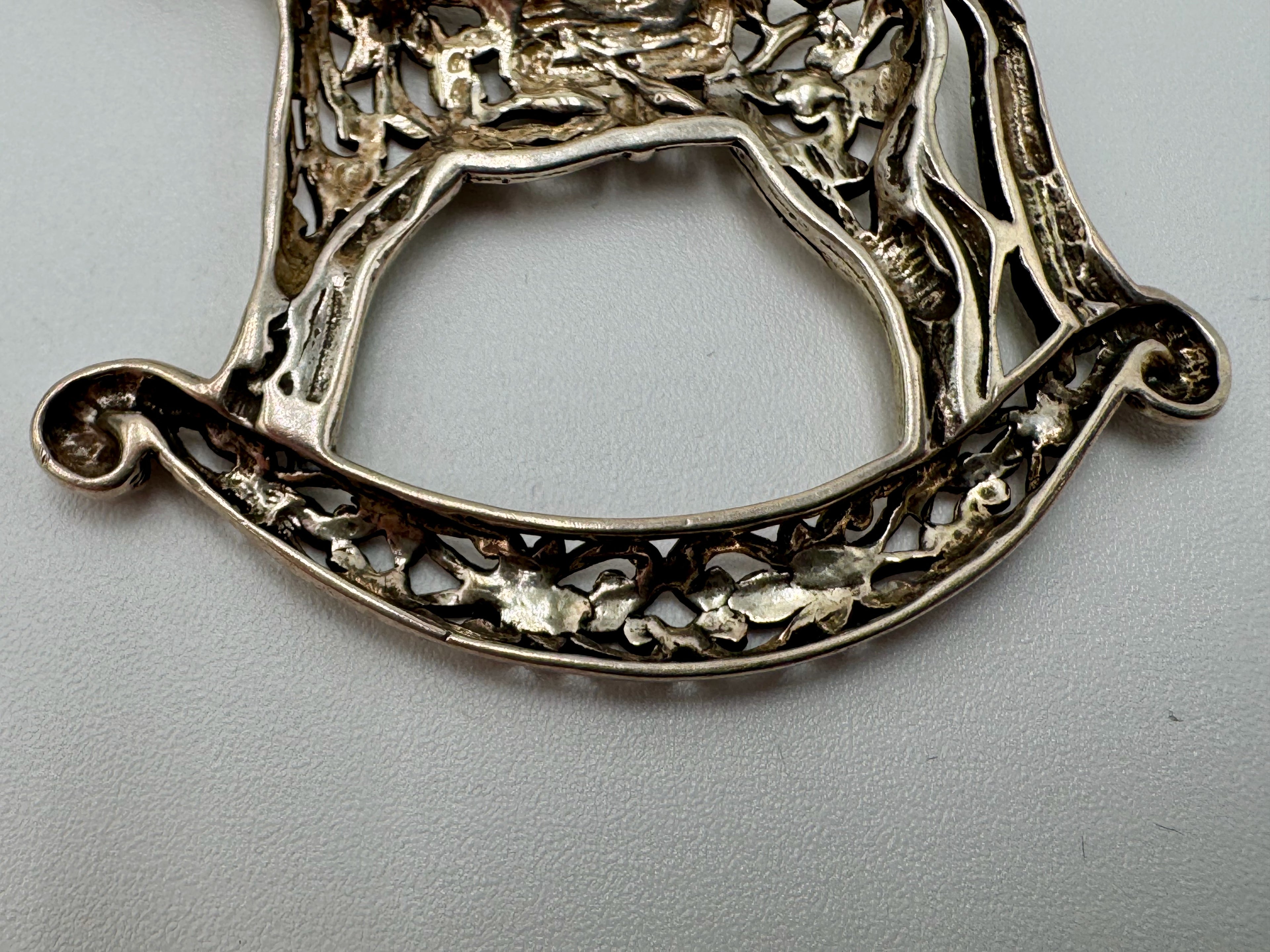 Vintage Sterling Silver Rocking Horse Brooch – Jezlaine, Whimsical Equestrian Gift