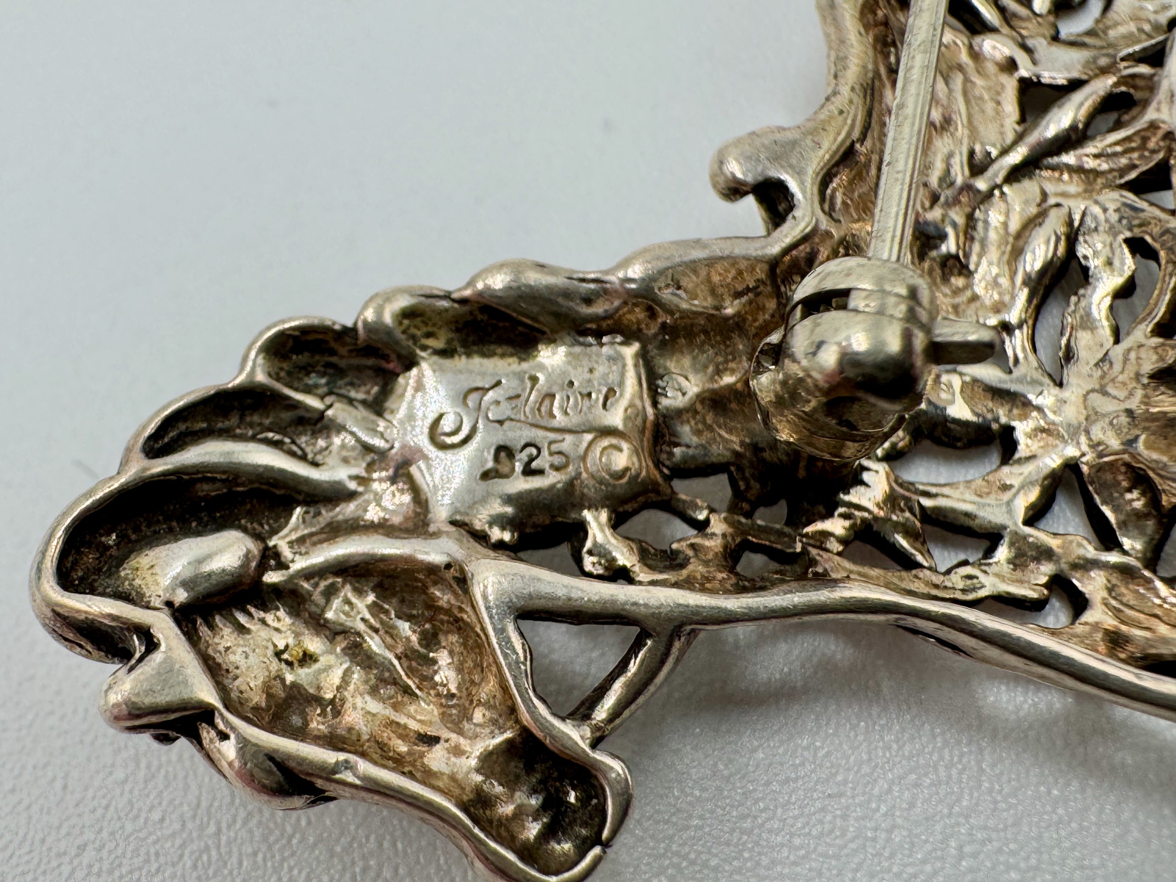 Vintage Sterling Silver Rocking Horse Brooch – Jezlaine, Whimsical Equestrian Gift