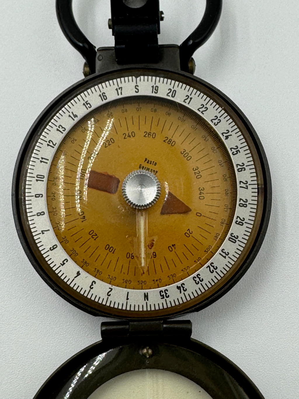Vintage Pasto Germany Compass Folding Pocket Compass Military Style Navigation Tool