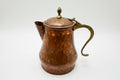 Vintage Hammered Copper Lidded Pot with Spout – Rustic Kitchen Statement Piece