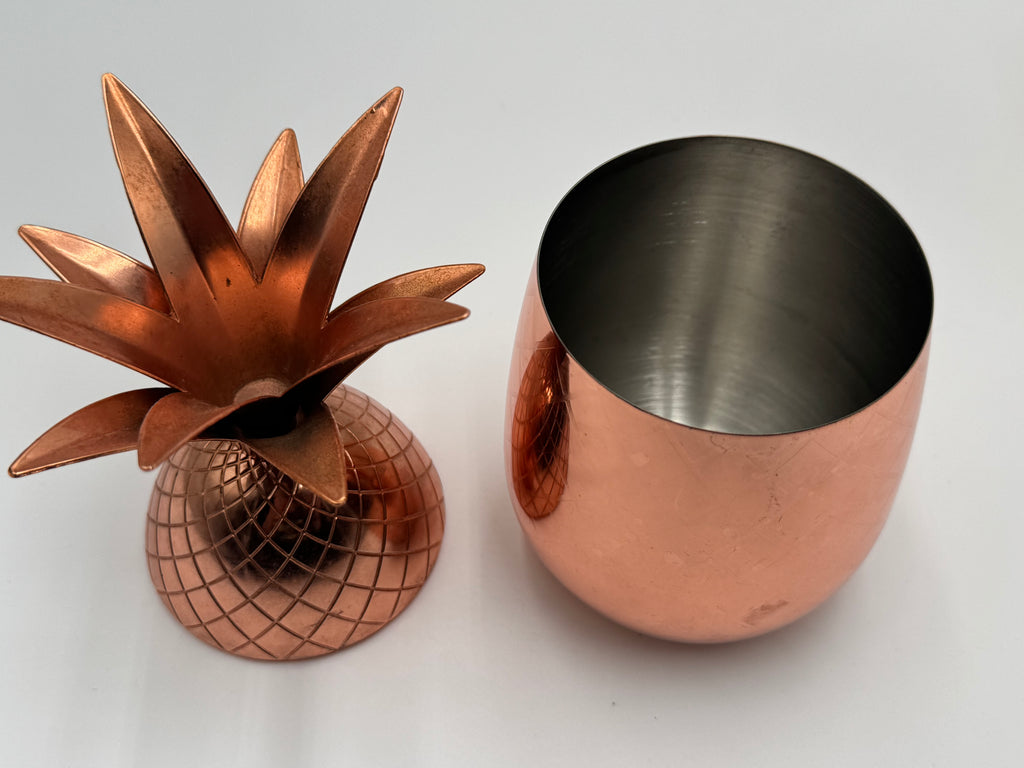Copper Pineapple Moscow Mule Mugs by Viski – Set of 2