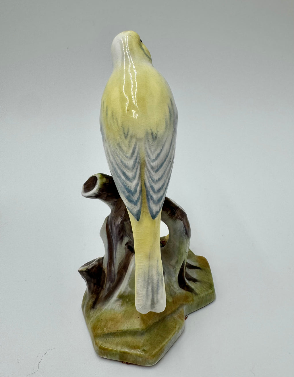 Adderley Bone China Yellow Songbird Figurine | Hand-Painted English Bird