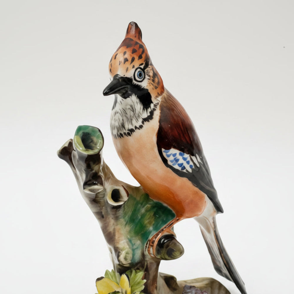 Adderley Bone China English Jay Bird Figurine | Hand-Painted Staffordshire England