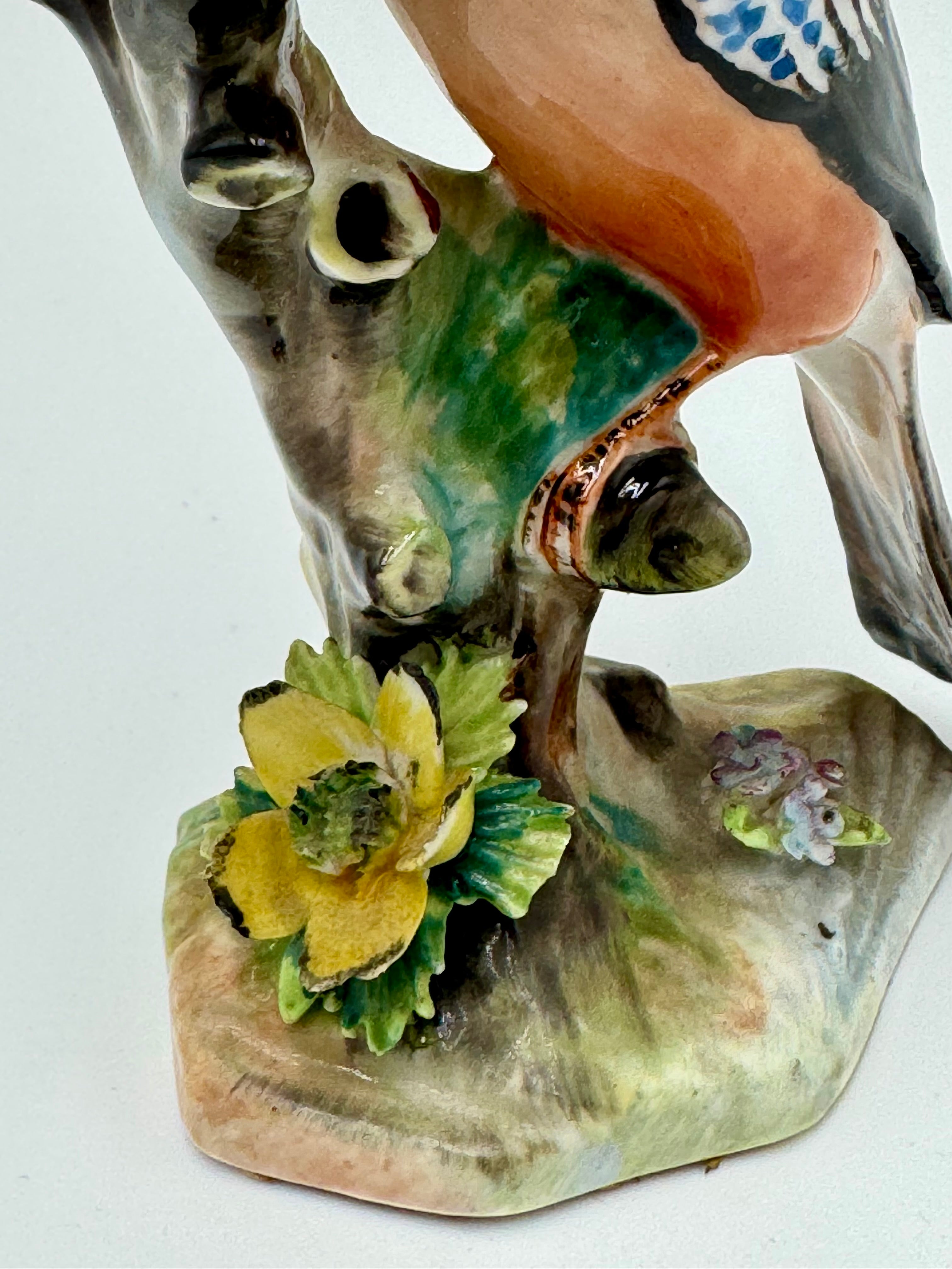Adderley Bone China English Jay Bird Figurine | Hand-Painted Staffordshire England