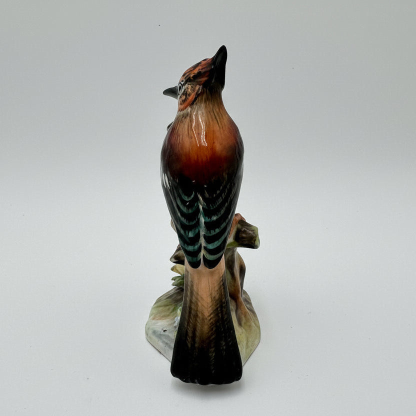 Adderley Bone China English Jay Bird Figurine | Hand-Painted Staffordshire England