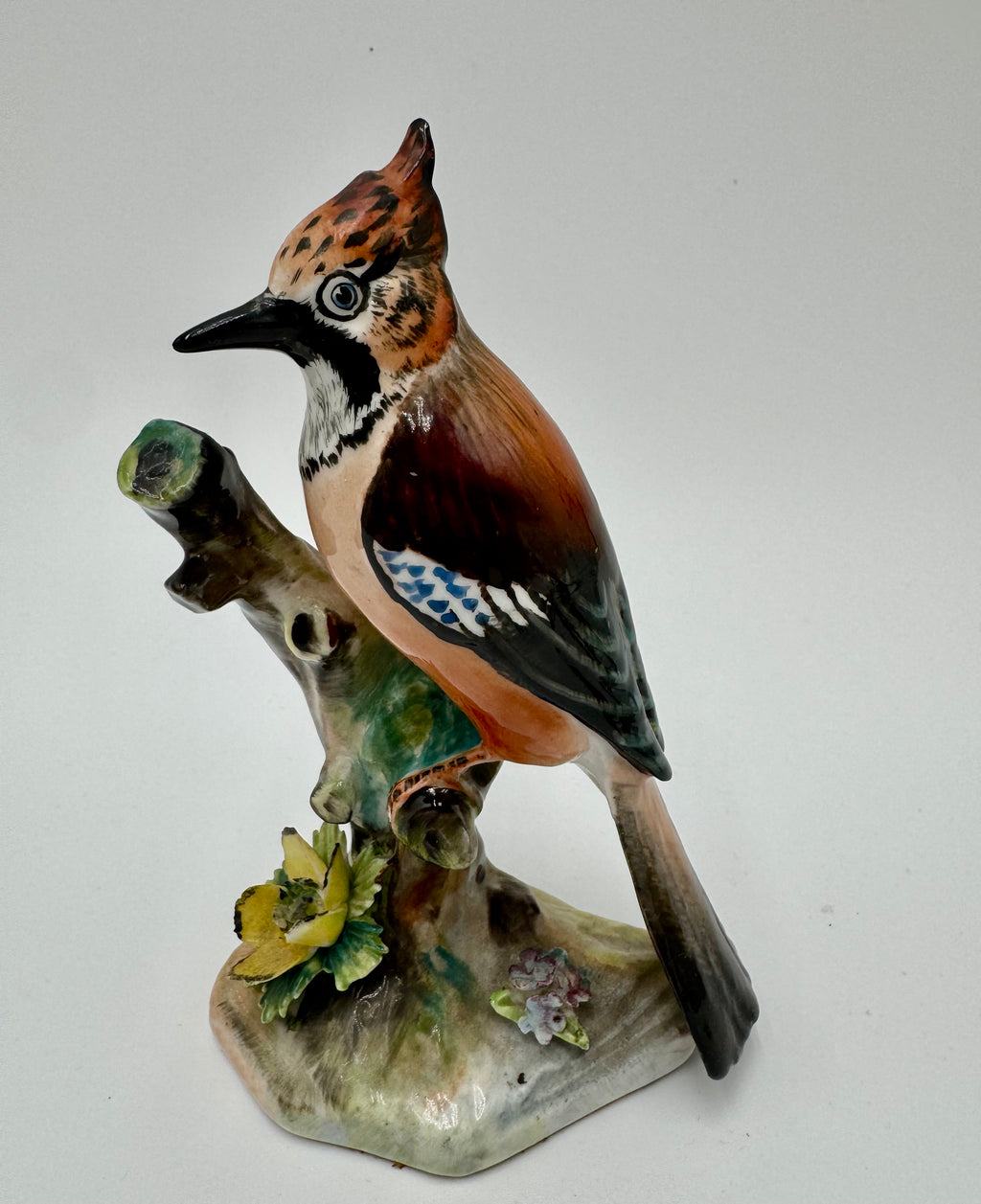 Adderley Bone China English Jay Bird Figurine | Hand-Painted Staffordshire England