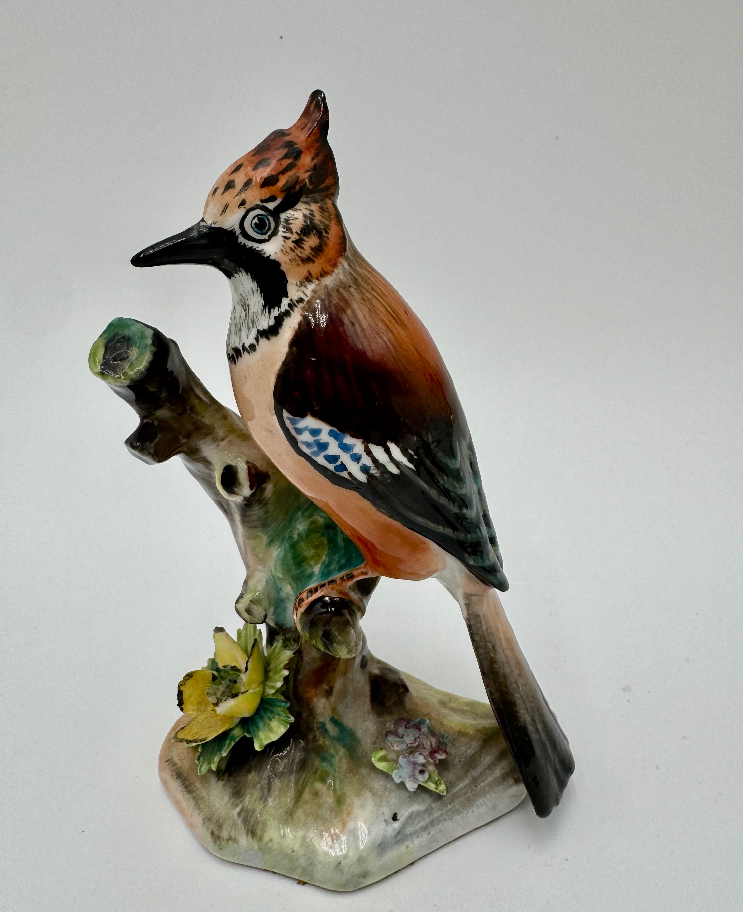Adderley Bone China English Jay Bird Figurine | Hand-Painted Staffordshire England