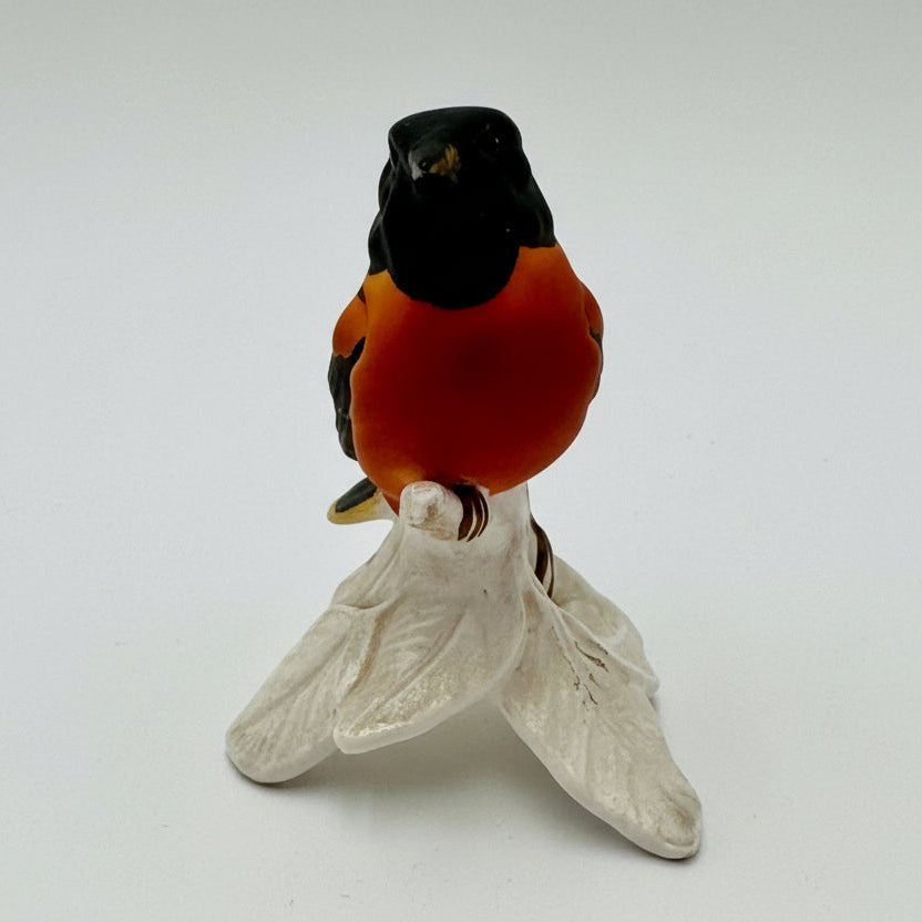 Goebel Baltimore Oriole Bird Figurine | W. Germany Hand-Painted Miniature