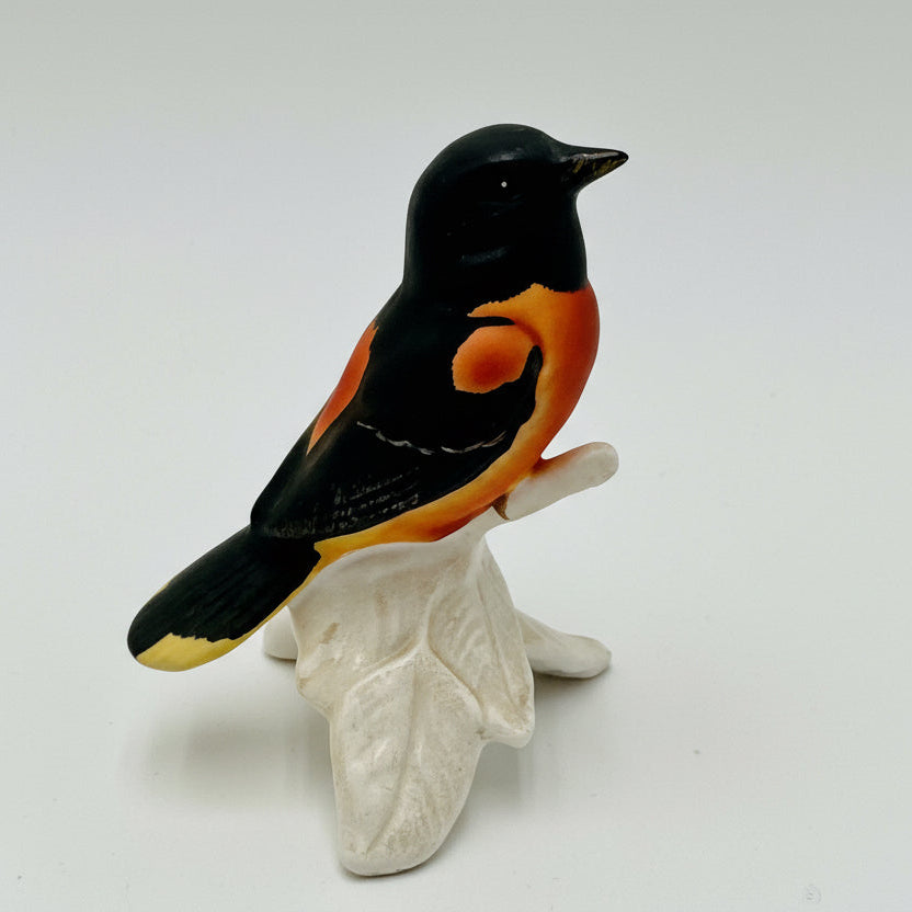 Goebel Baltimore Oriole Bird Figurine | W. Germany Hand-Painted Miniature