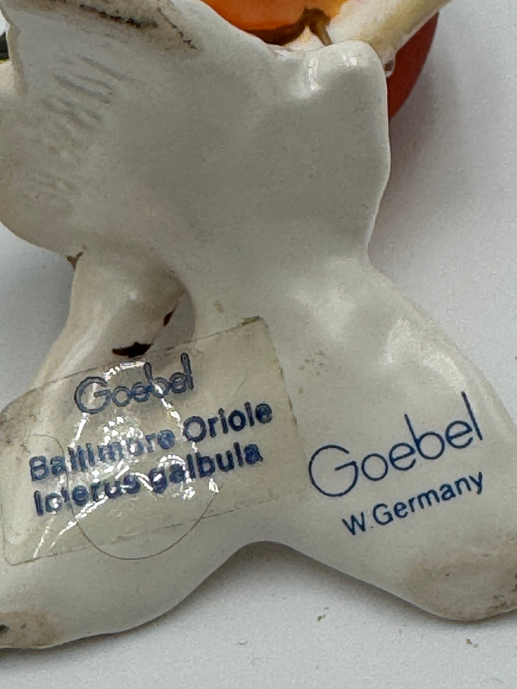 Goebel Baltimore Oriole Bird Figurine | W. Germany Hand-Painted Miniature
