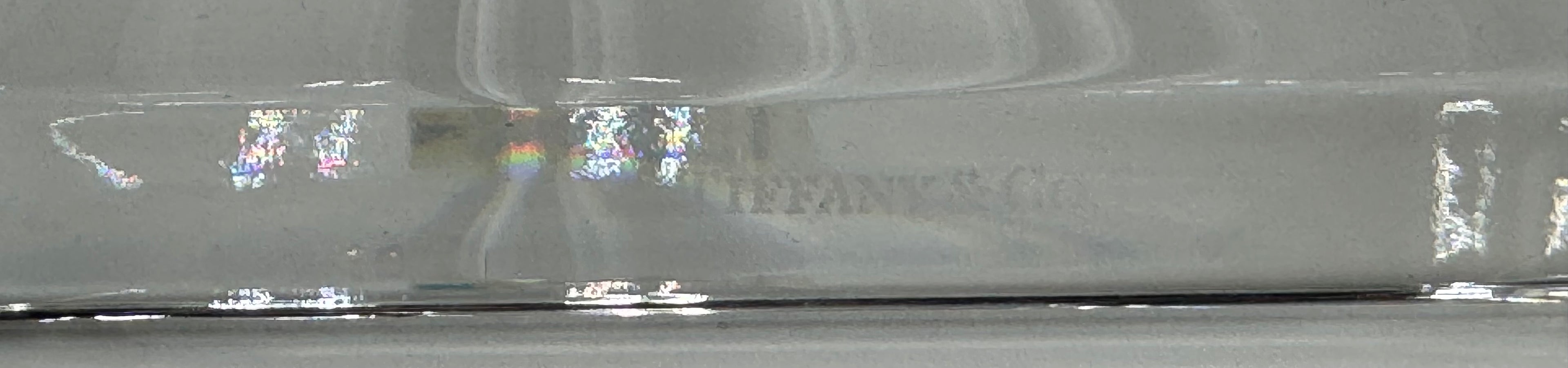Tiffany & Co Crystal Candlesticks (Pair) | 10” Modern Column Candles