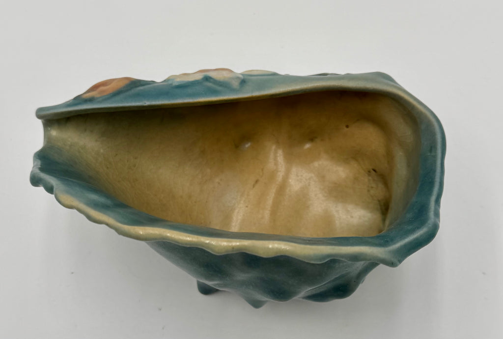 Roseville Magnolia 1153-6 Planter | Blue Green Art Pottery Bowl