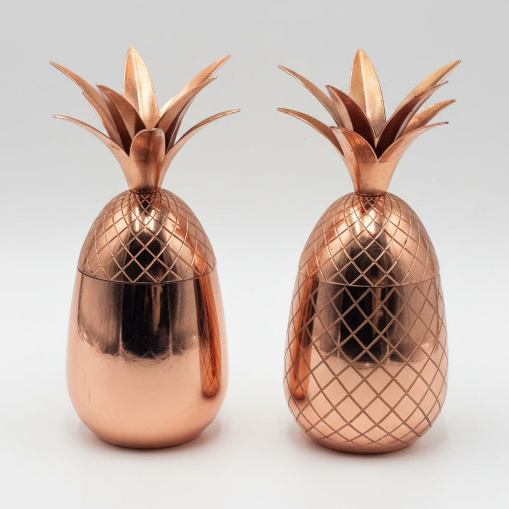 Copper Pineapple Moscow Mule Mugs by Viski – Set of 2