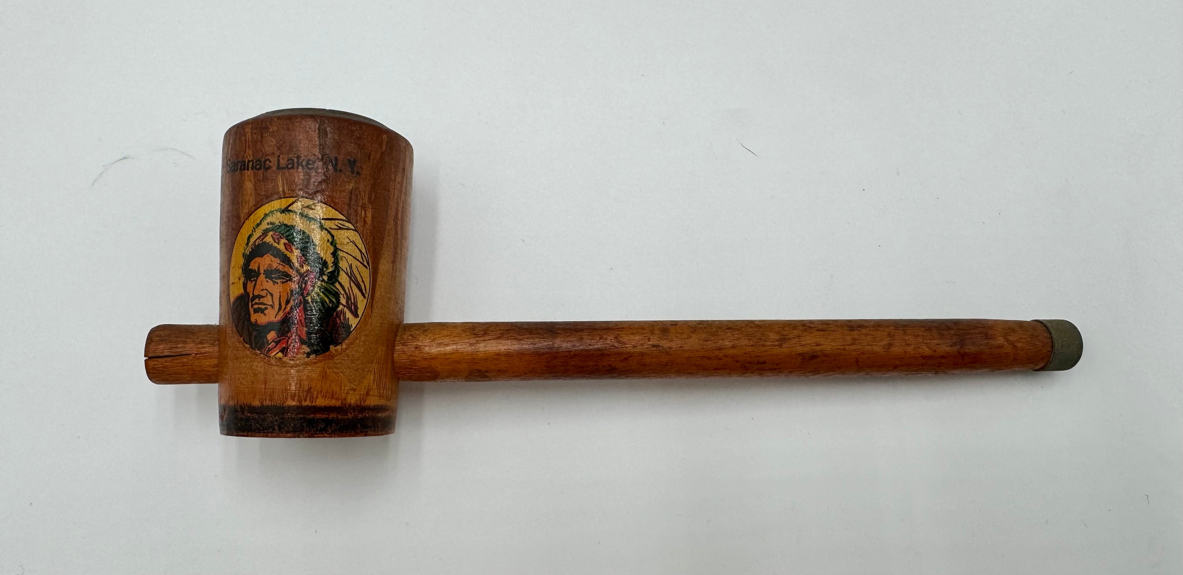 Vintage Pipe Collection with Stand – Corn Cob, Carved Briar & Souvenir Pipes (Set of 6 + Stand)