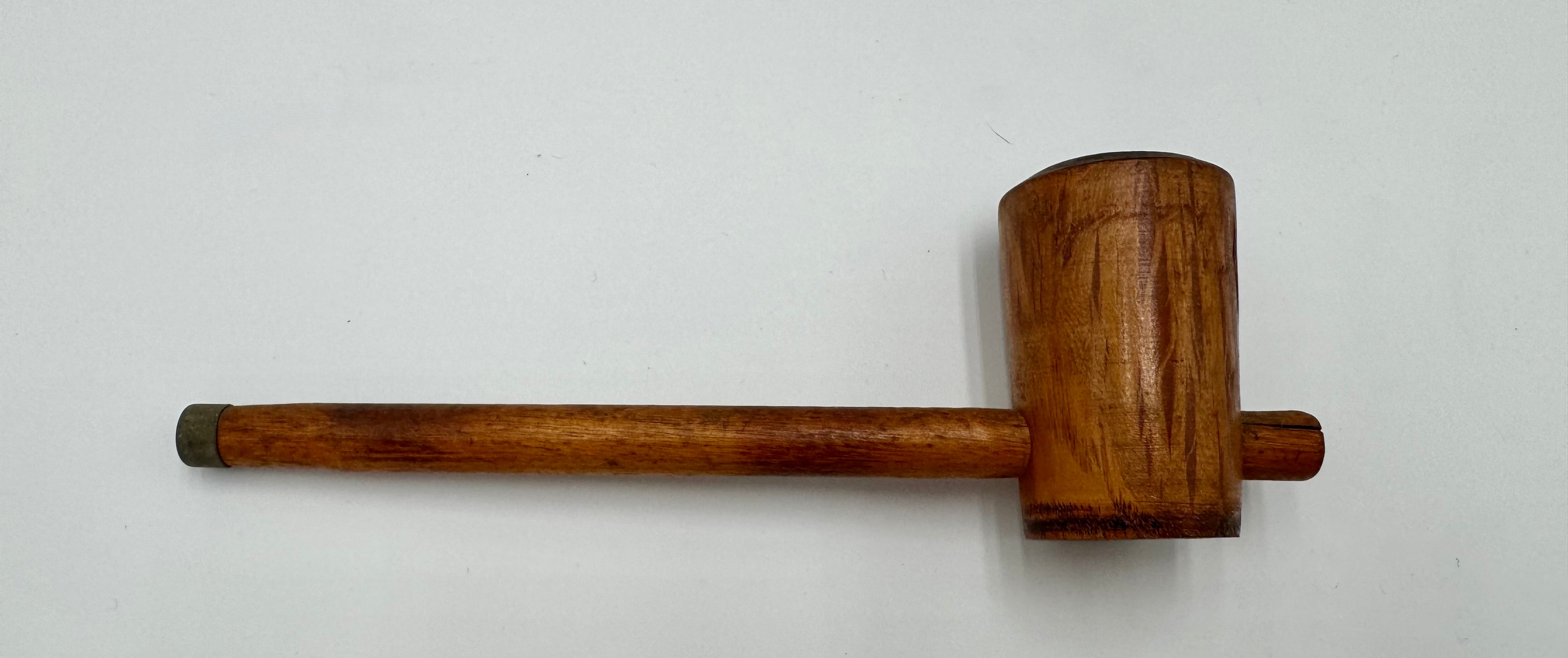 Vintage Pipe Collection with Stand – Corn Cob, Carved Briar & Souvenir Pipes (Set of 6 + Stand)