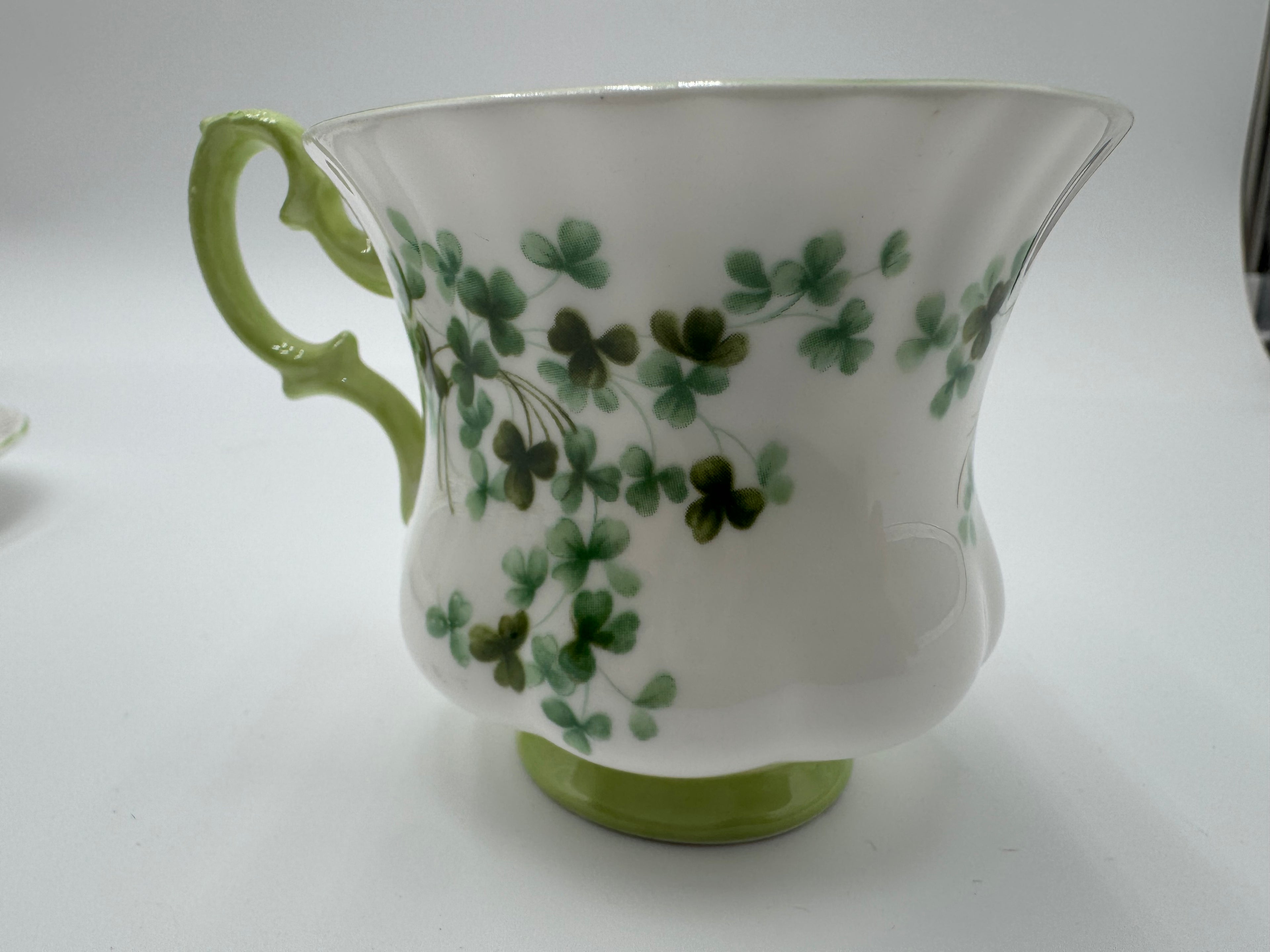 Royal Albert Shamrock Bone China Teacup & Saucer – Made in England