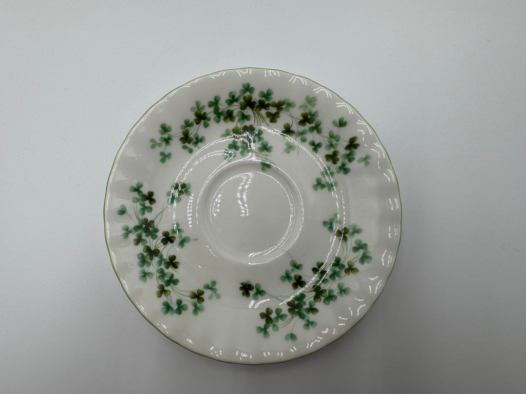 Royal Albert Shamrock Bone China Teacup & Saucer – Made in England