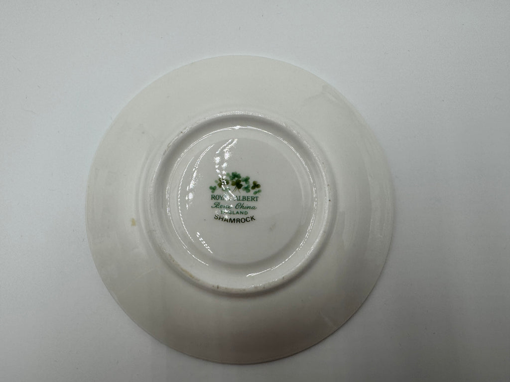 Royal Albert Shamrock Bone China Teacup & Saucer – Made in England