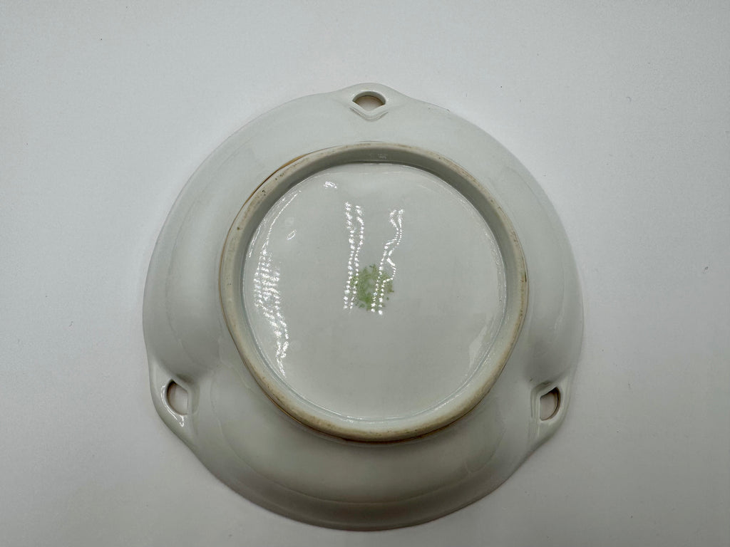 Vintage Hand-Painted Nippon Porcelain Bon Bon Dish – Pink Roses & Gold Trim
